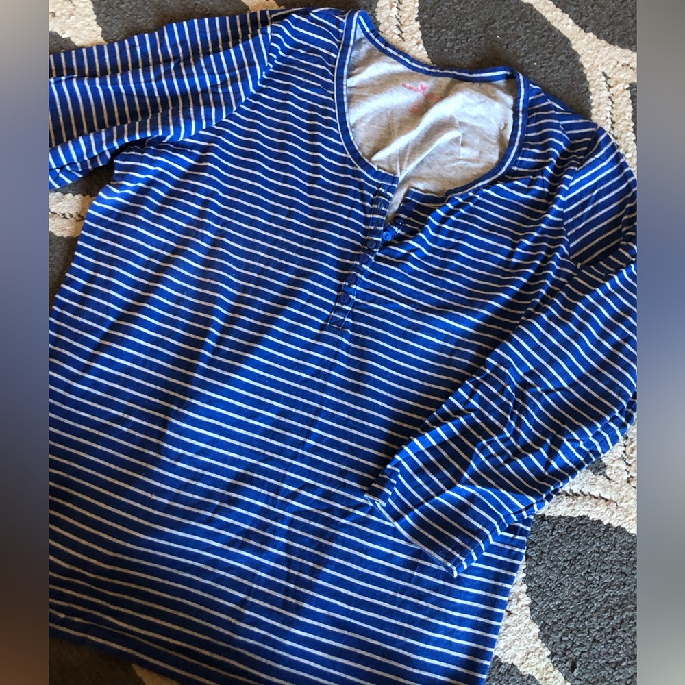 Woman Within knit button up top